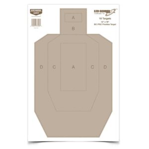 BC IPSC practice shooting target
