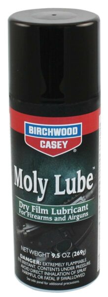 Moly Lube spray can for firearms lubrication
