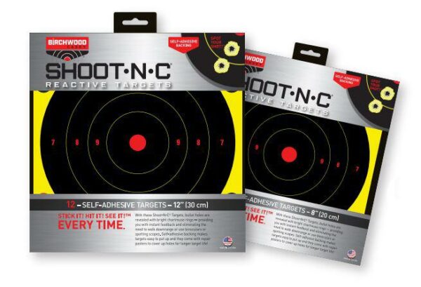 Reactive shooting targets packaging