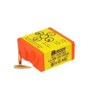 Berger VLD Hunting 6.5mm 140 grain bullets box
