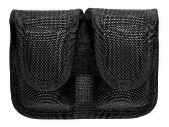 Black dual pocket utility pouch