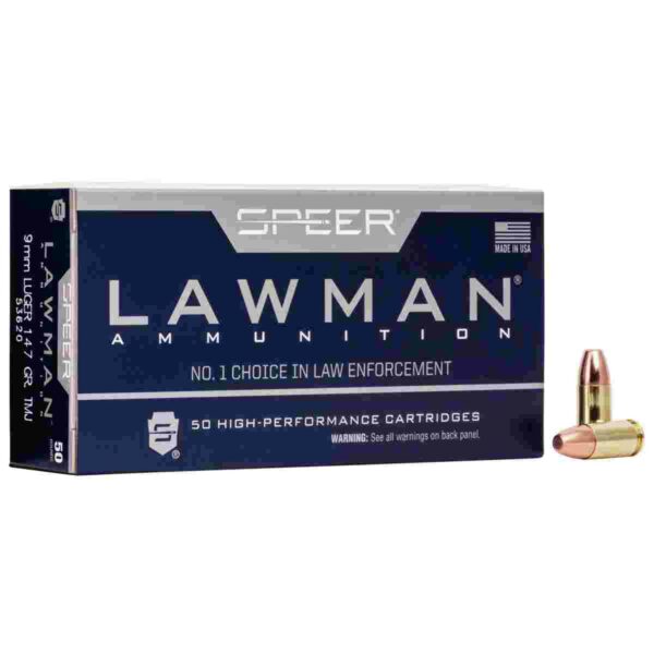 Speer Lawman Ammunition box with cartridges