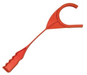 Red oil filter removal tool