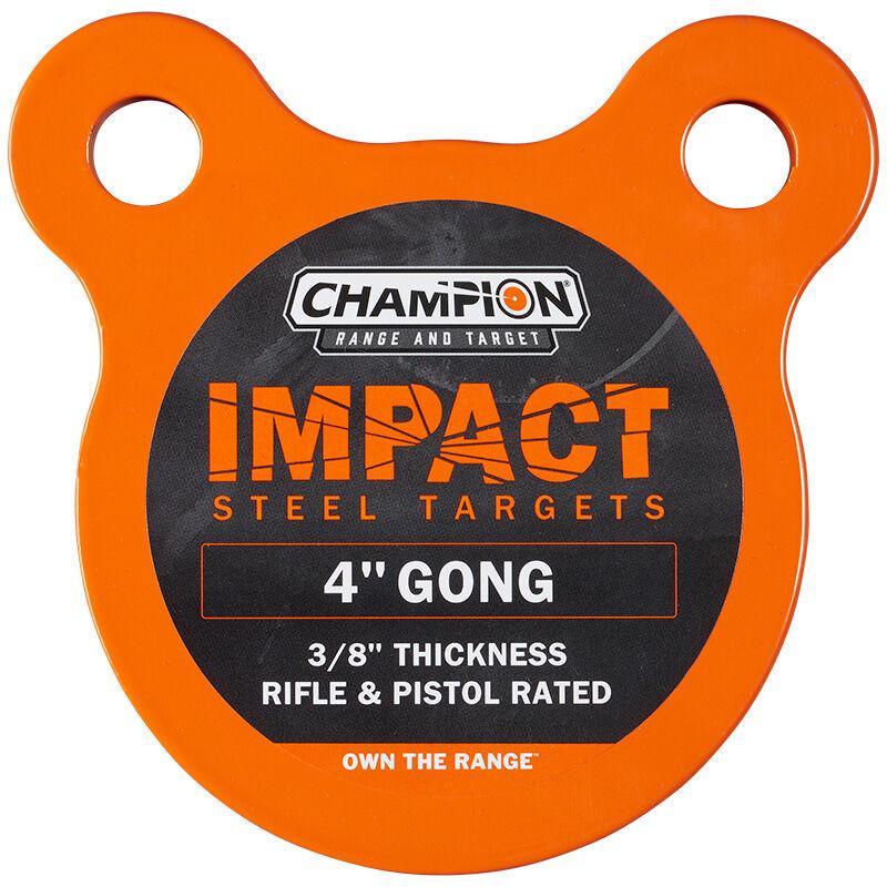 Orange 4-inch steel shooting target gong