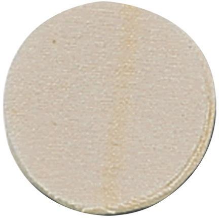 Round beige fabric swatch