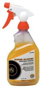 Barrel Blaster citrus cleaning solvent spray bottle.