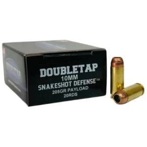 Double Tap DT SnakeShot Defense Ammunition 10mm Auto 135gr+#9 JHP 20/ct
