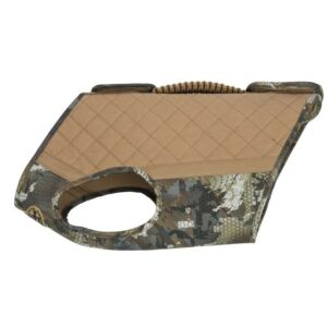 Camo dog vest with handle