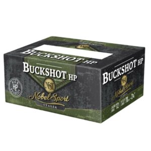 Nobel Sport Buckshot HP ammunition box