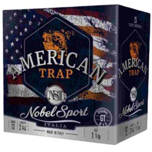 Nobel NSI Target Trap Shotshell 12 ga 2-3/4" 1-1/8 oz. 1200 fps #8 25/ct