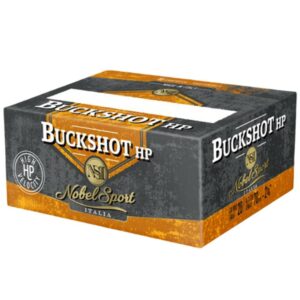 NobelSport Buckshot HP ammunition box