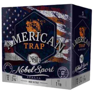 Nobel Sport American Trap ammunition box