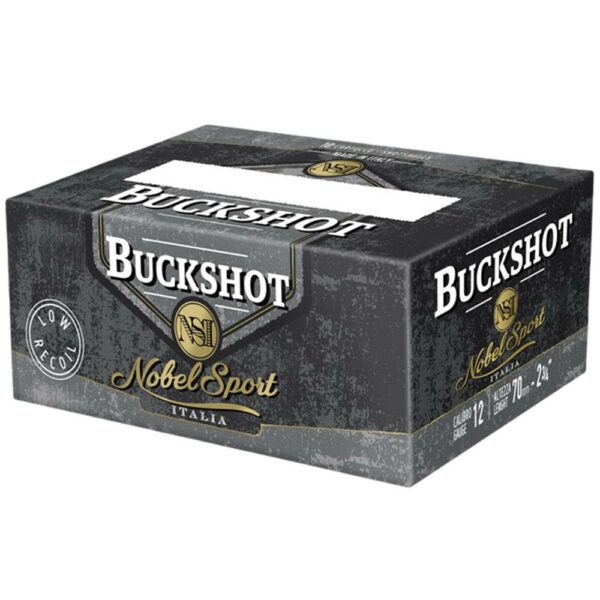 Box of Buckshot NobelSport ammunition