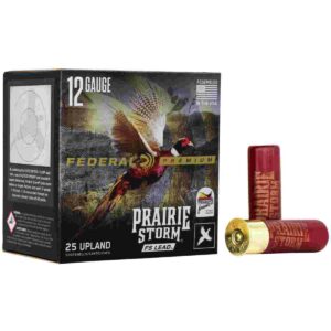 Federal Premium Prairie Storm shotgun shells, 12 gauge.