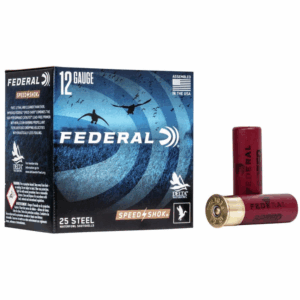 Box of Federal 12-gauge shotgun shells