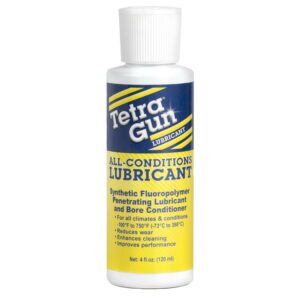 Tetra Gun all-conditions synthetic lubricant bottle