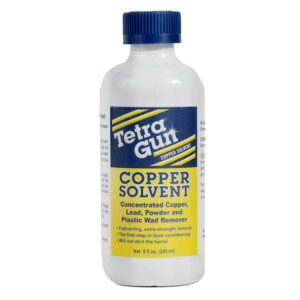 Tetra Gun copper solvent bottle for cleaning firearms.