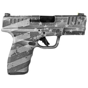Handgun with American flag design
