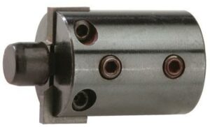 Metal mechanical component with bolt holes and shaft