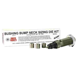 Forster bushing bump neck sizing die kit, 308 Win
