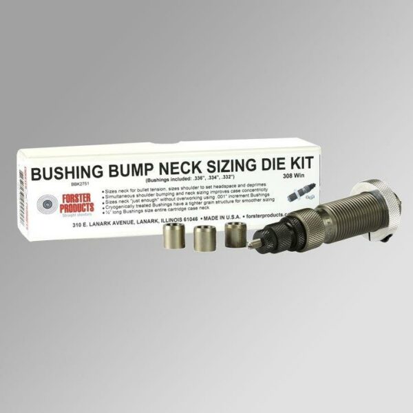 Forster bushing bump neck sizing die kit 308 Win