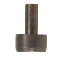 Metal adapter pin, cylindrical shape, gray color.