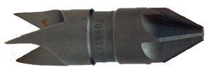 Metal tool with engraved text Forstner bit