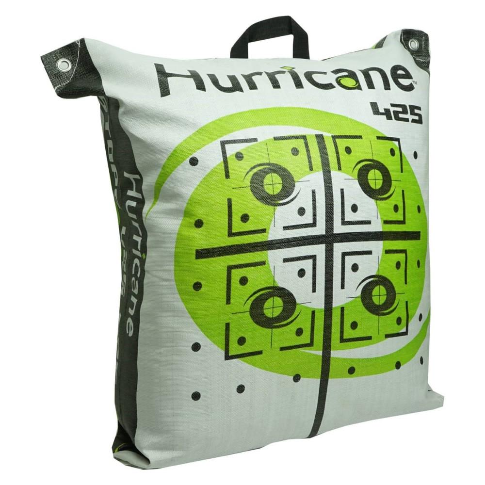 Hurricane archery bag target with green design