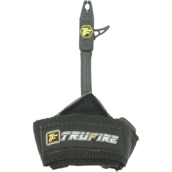 TruFire archery release aid with black wrist strap