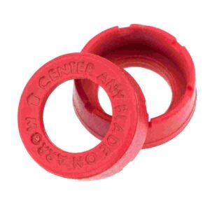 Red plastic alignment ring tool