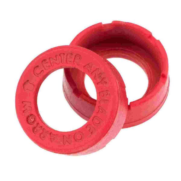 Red plastic alignment ring tool