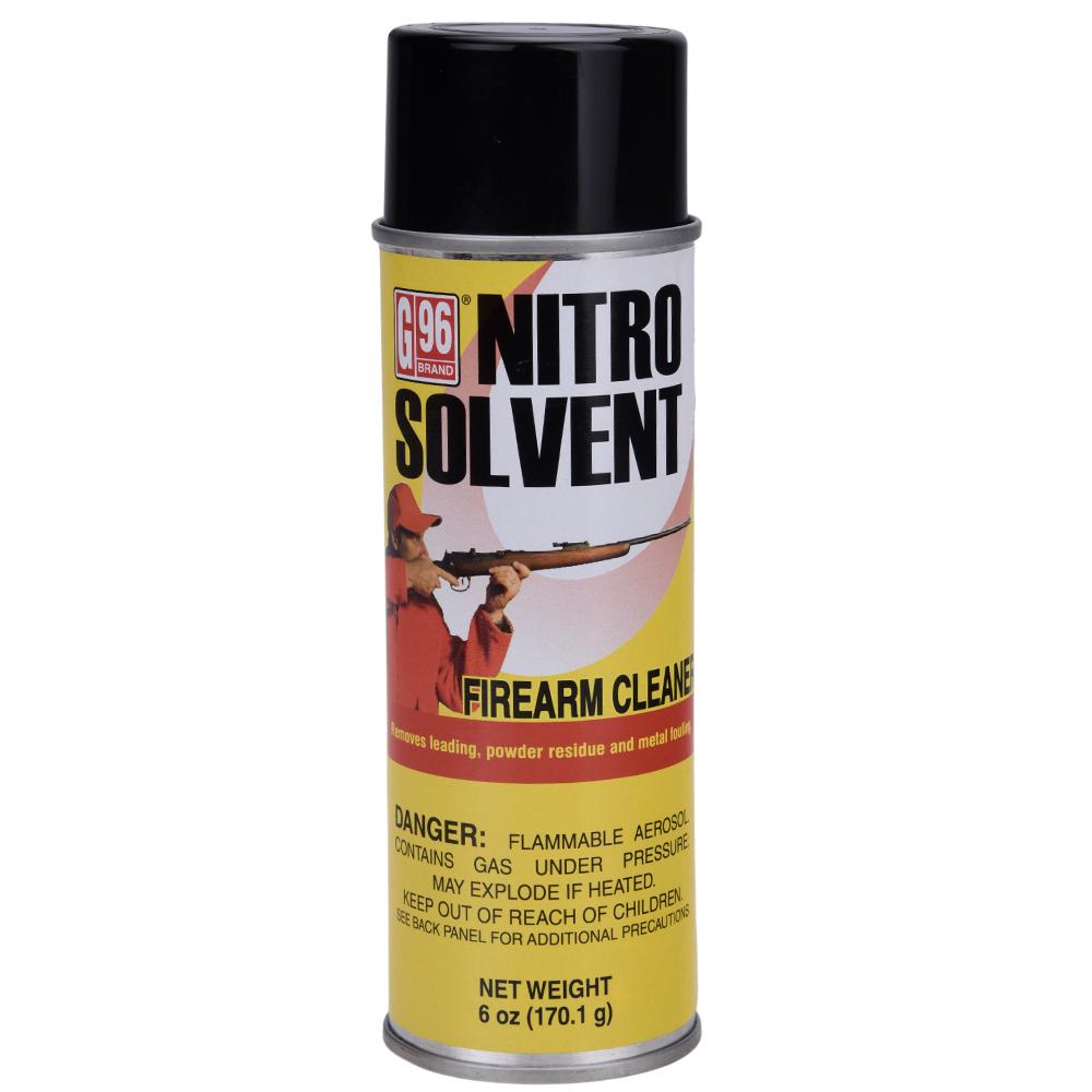 G96 Nitro Solvent firearm cleaner aerosol can