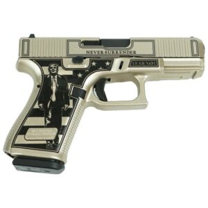 Glock 19 Gen 5 Custom "Trump Fight" Handgun 9mm Luger 15rd Magazines (2) 4" Barrel Austria