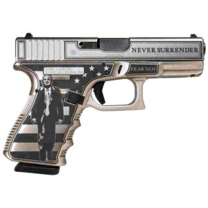 Custom pistol with political figure design