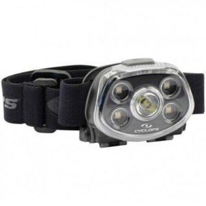 Cyclops LED headlamp with adjustable strap