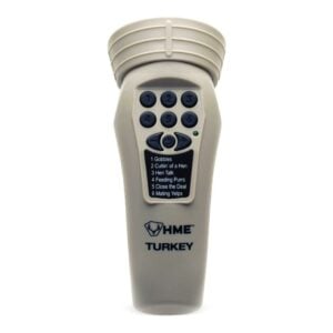 Turkey call device with multiple sound options.