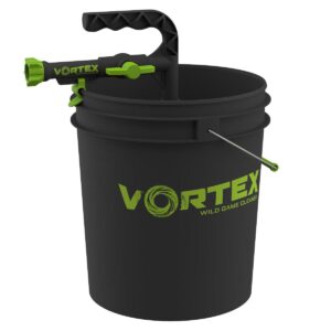 Vortex wild game cleaning bucket with hose.