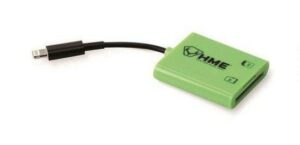Green HME card reader with cable connector