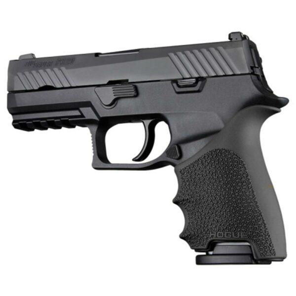 Hogue HandAll Beavertail Handgun Grip Sleeve for Sig Sauer P320 Compact Black