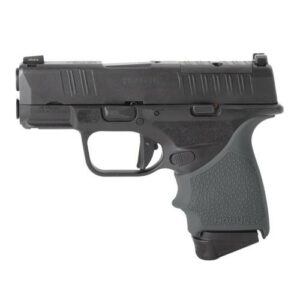 Black compact handgun side view