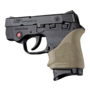 Compact handgun with laser sight
