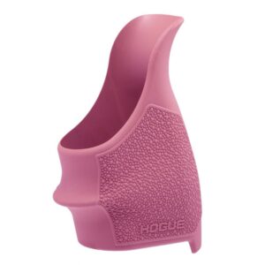 Pink textured grip sleeve for firearms