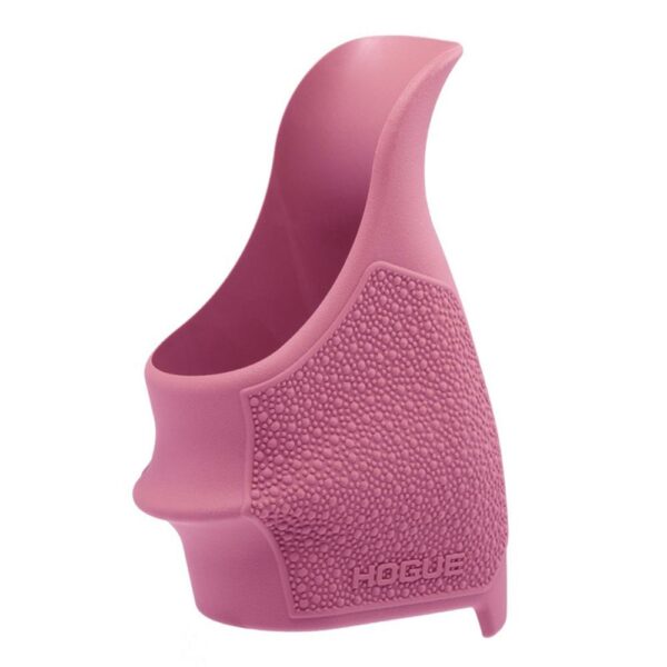 Pink textured grip sleeve for firearms