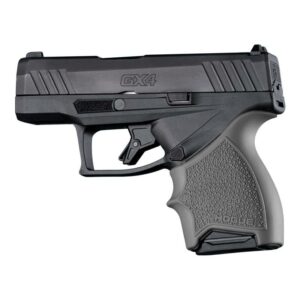 Black and gray GX4 handgun side view.