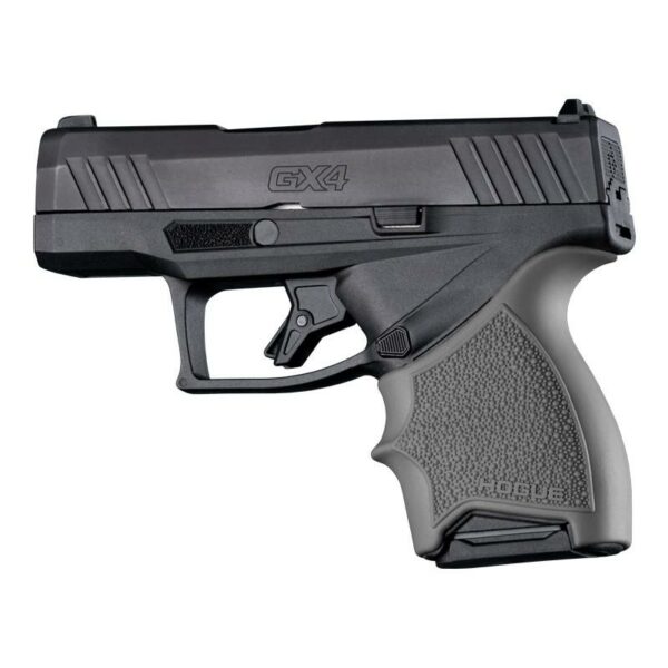 Black and gray GX4 handgun side view.