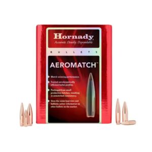 Hornady Aeromatch bullets package