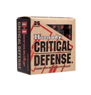 Hornady Critical Defense ammo box