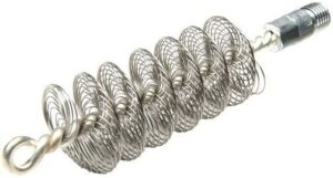 Spiral wire pipe cleaning brush tool