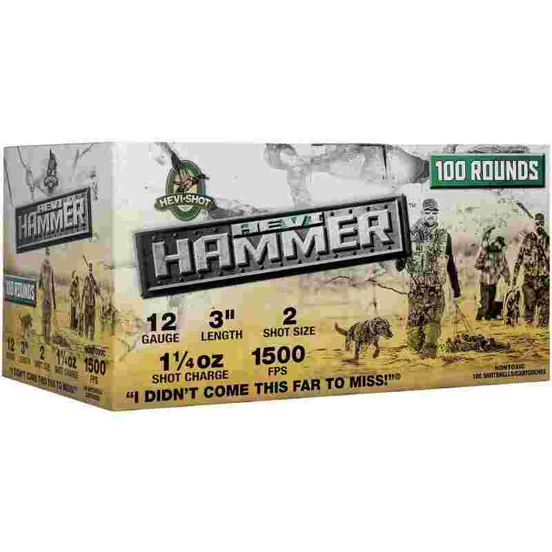 Box of Hevi-Hammer hunting ammunition, 100 rounds.