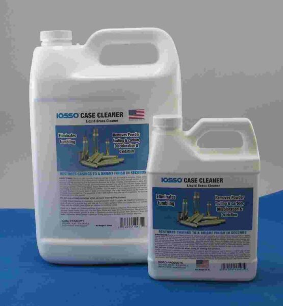 Iosso case cleaner bottles for brass cleaning.